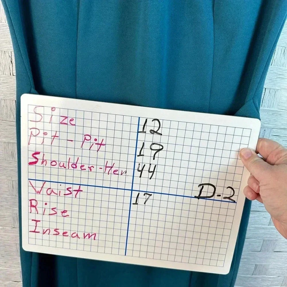 ASOS Fitted Sleeveless Split Back Peplum Belted Teal Blue sheath Dress - Picture 11 of 11